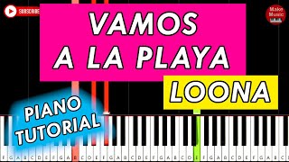 LOONA - Vamos A La Playa 🎹 Piano Tutorial