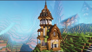 Minecraft | Medieval Tower House  Fletcher House | Minecraft Tutorial