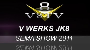 2011 SEMA Video Coverage - Venchurs V Werks Red Jacket Jeep JK8 V8TV
