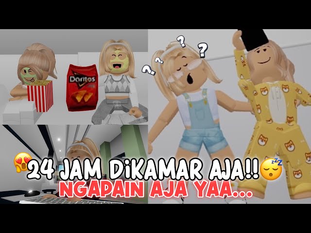 24 JAM DI KAMAR AJA!! 😴🏠 Aku dan Marsya Ngapain Aja Yaa... 😲 | ROBLOX BROOKHAVEN INDONESIA 🇮🇩 | class=