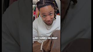 Watch Qui Renea and Ken build his walk in closet. Stay tuned🔥#quiandken #shorts #fyp #newhome