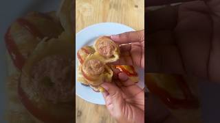 Cheesy kochchi sausage pastry??️shorts homemade sausage pastry