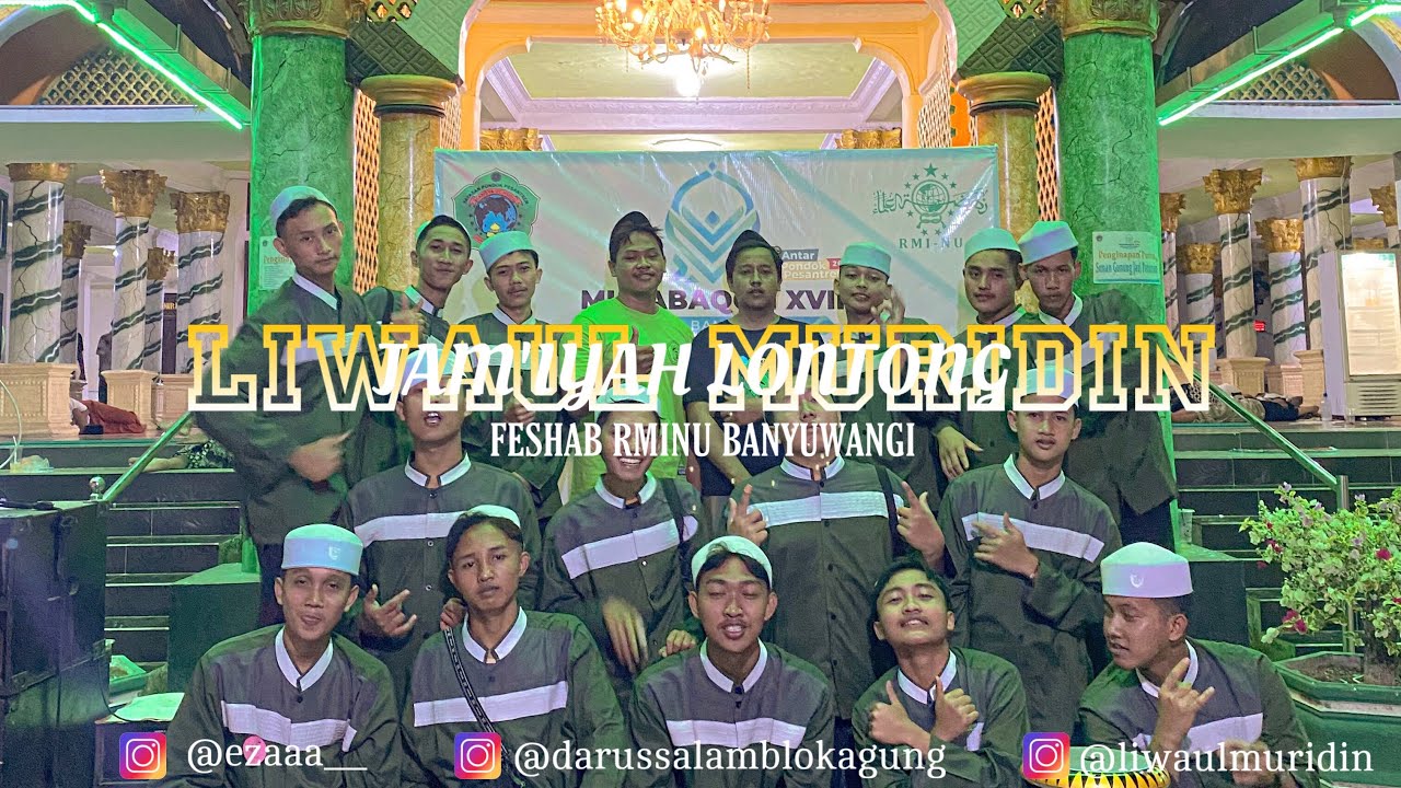 LIWAUL MURIDIN FULL JANGERRR babak penyisihan | Festival RMINU Banyuwangi