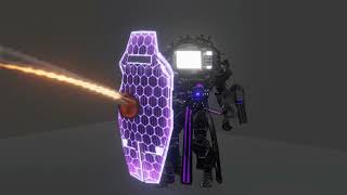 Upgraded Titan TV man shield test