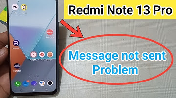 redmi note 13 Pro message not sent problem kaise solve Karen