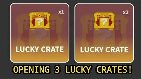 First time opening a LUCKY CRATE in bedwars