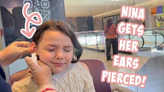 : 6 Year Old Gets Her EARS PIERCED!