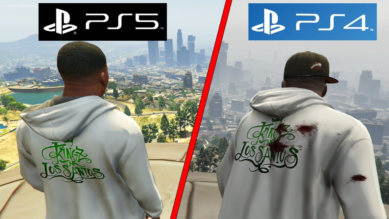 GTA 5 PLAYSTATION 5 vs GTA 5 PLAYSTATION 4 