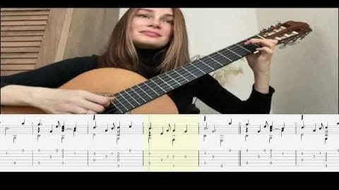 «Auld Lang Syne»(easy fingerstyle guitar) Free Pdf-Tutorial / Шотландська мелодія + Таби