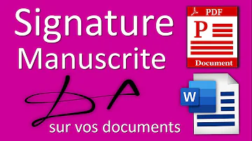 Comment se faire une signature manuscrite ?