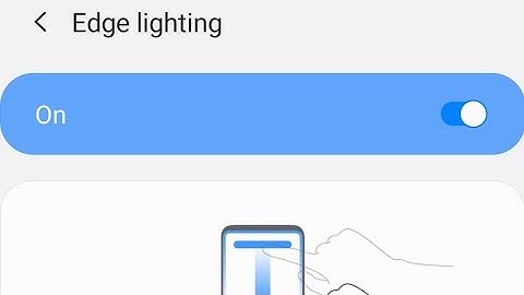 how to enable edge lighting on samsung a21s, a31, a51, a71