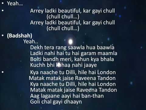Kar Gayi chull lyrics. Full