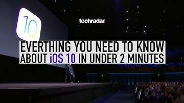 iOS 10: Everything you need to know in under 2 minutes