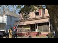 Orangeburg Department of Public Safety firefighters assess hotspots at a Treadwell Street home fire