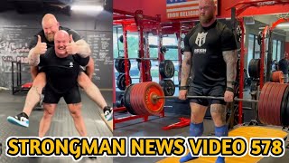 STRONGMAN NEWS HAFTHOR BJORNSSON IVAN MAKAROV JAMAL BROWNER EVAN SINGLETON MITCHELL HOOPER