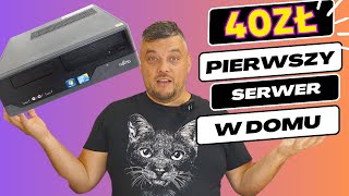 Pierwszy serwer w domu czy 40 zł wystarczy? - jaki komputer pod ubuntu pierwsze kroki #homelab #01