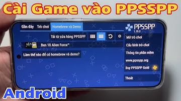 Cách cài Game vào PPSSPP Android