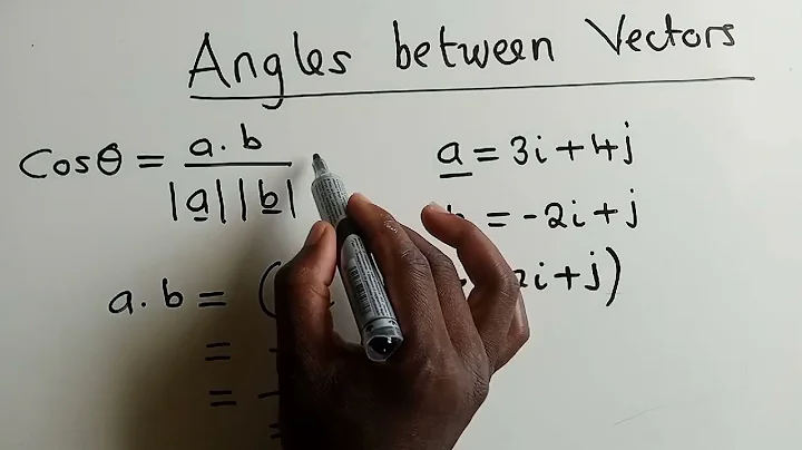 How to find the Angle between Vectors