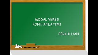 Ydsyökdil Modals Konu Anlatımı