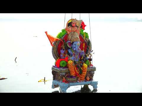 Big Ganesh Nimajjanam | Ganpati Visarjan in Hyderabad | Big Ganesh immersion inTank Bund