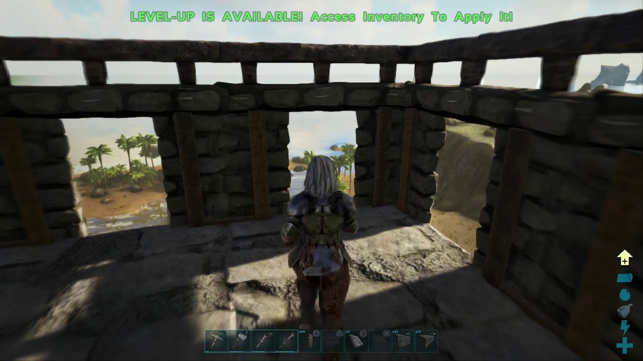 ARK: Survival Evolved - Ragnarok Map, Skyhold fortress, Beginning stage