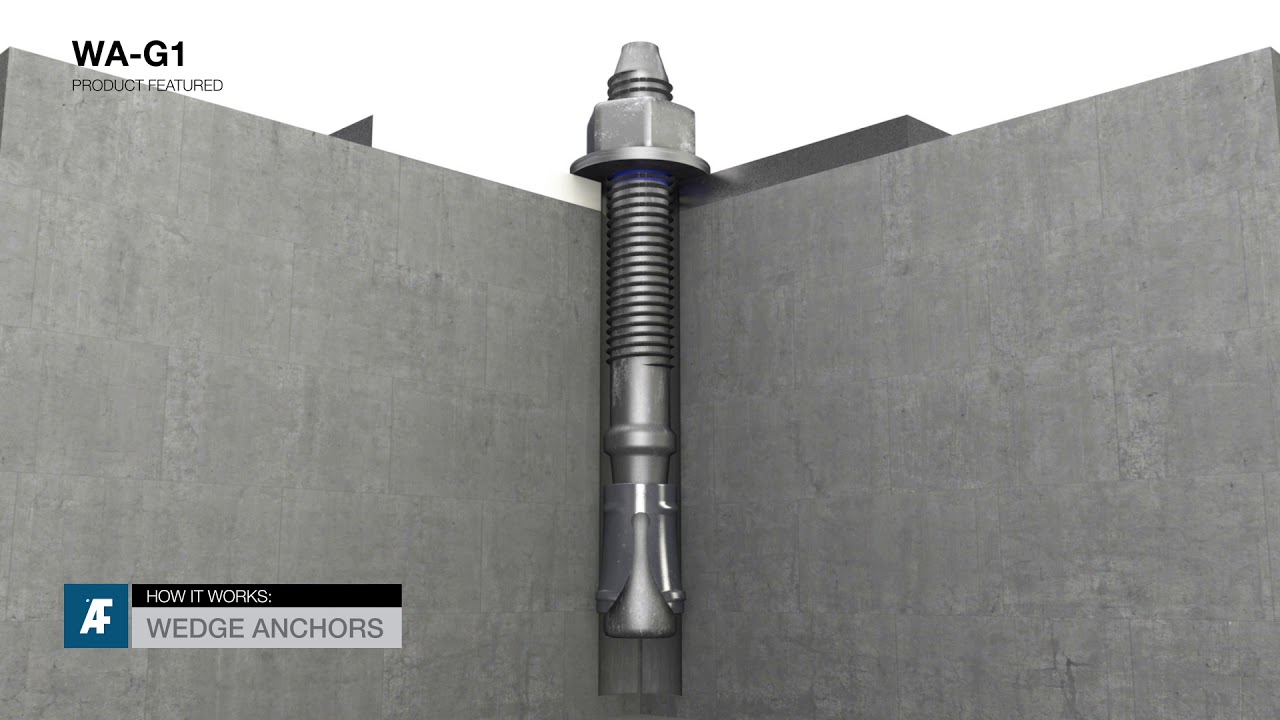 How It Works Wedge Anchors Allfasteners Australia YouTube