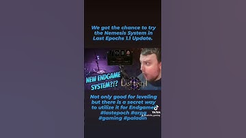 Last Epoch Nemesis System? #Lastepoch #lastepochgame #gaming #arpg #pathofexile2