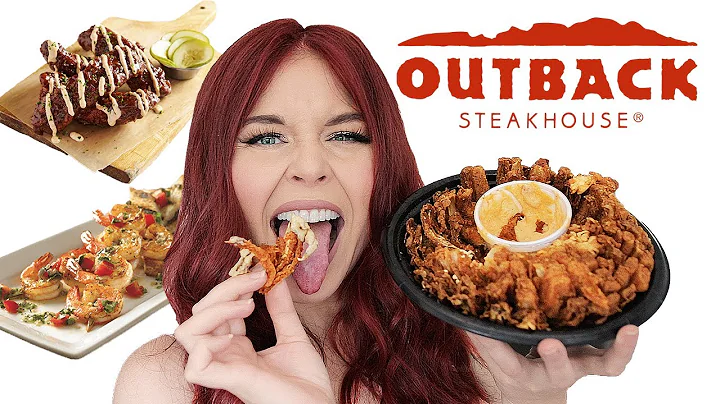 TRYING EVERY OUTBACK APPETIZER! Which ones are the...