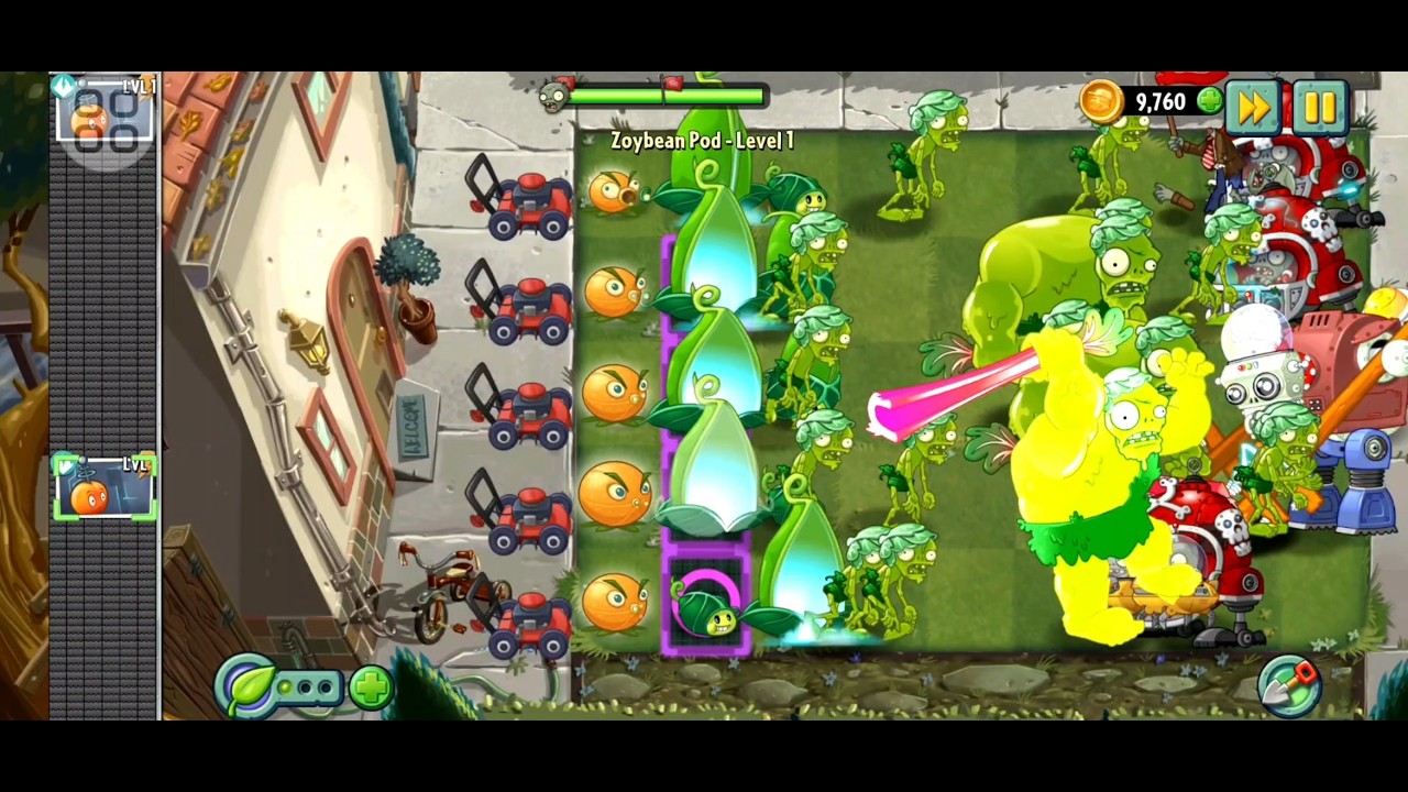 PVZ2: PLANT OF THE WEEK - YOYBEAN POD