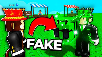 Exposing A FAKE Owner With REAL Owner In Grow A Garden