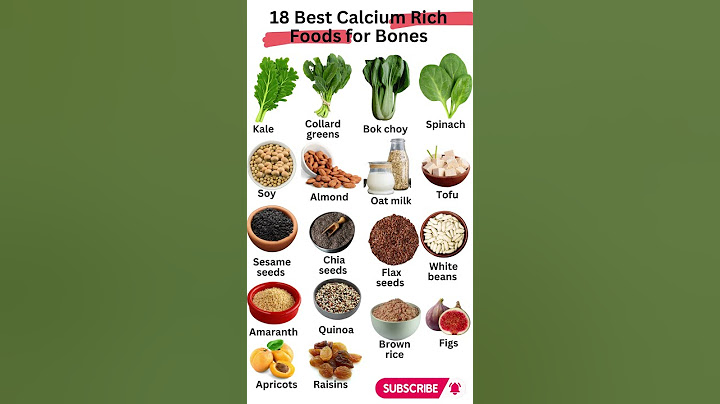 18 Best Calcium Rich Foods for Bones #shorts #viral #health #diet