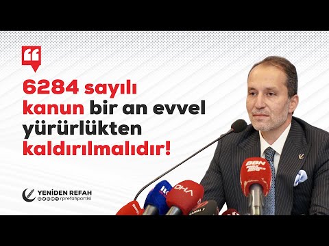 6284 sayılı kanun bir an evvel yürürlükten kaldırılmalıdır!