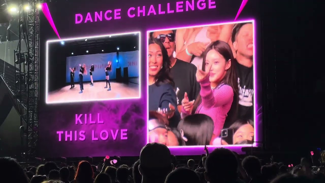 230826 BLACKPINK - Dance Challenge @ BLACKPINK WORLD TOUR [BORN PINK] Los Angeles Encore
