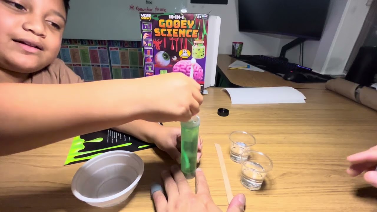 SLIME REVIEW! 🦠🧪 Testing 10-in-1 Gooey Science Kit Review — FUN or FAIL?