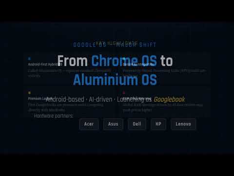 Googlebook Launch Update