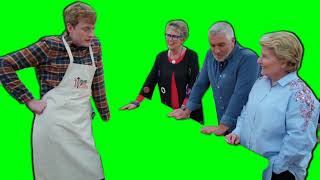James Acaster "Started making it, had a breakdown, bon appétit" Green Screen