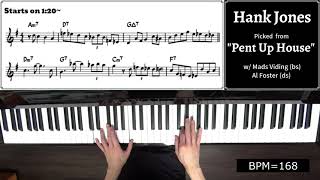 A Lick A Week! 45th Week: Hank Jones' Lick on "Pent Up House"
