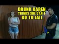 Bodycam Footage - Drunk Karen Thinks She Can't go to Jail (Censored Version)