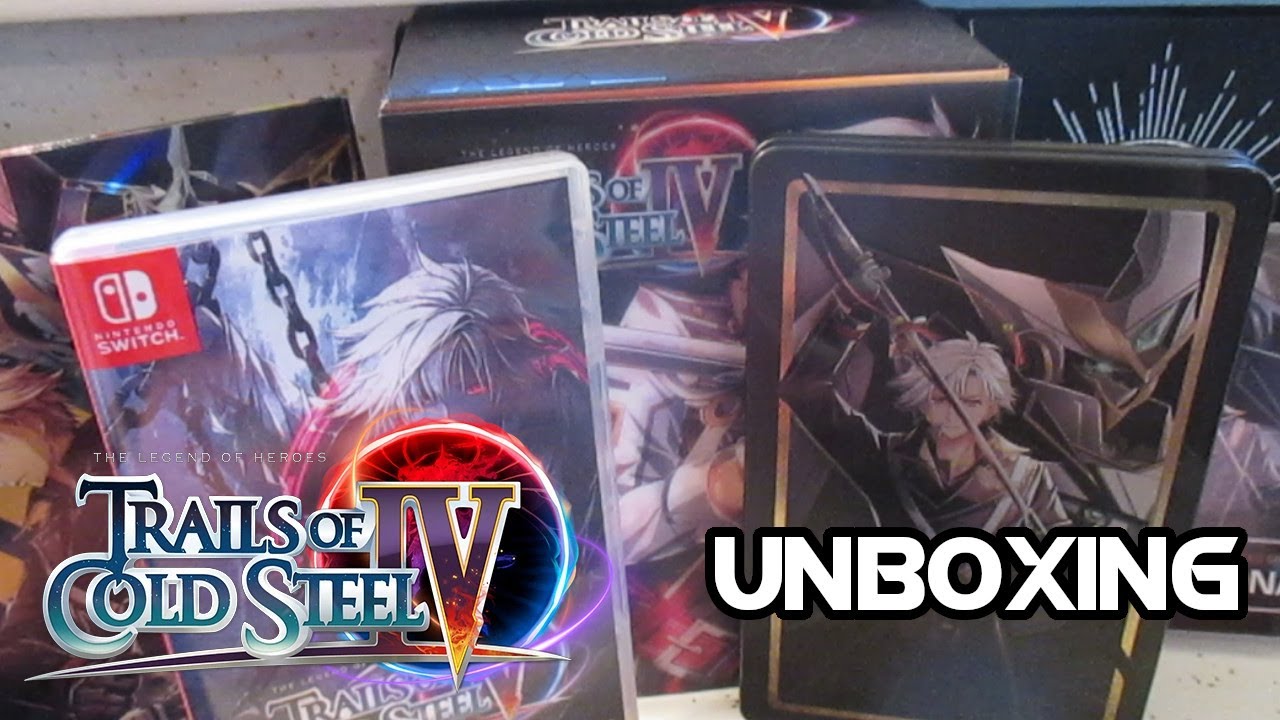 Unboxing Trails Of Cold Steel 4 Limited Edition for the Nintendo Switch