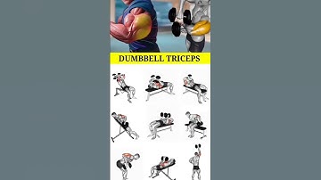 😱Khatarnak Dumbbell Triceps workout #shorts #motivation #viralvideo