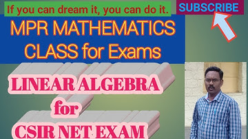 CSIR NET MATHEMATICS || DECEMBER 2014 || LINEAR ALGEBRA || PART C PROBLEMS 91- 94