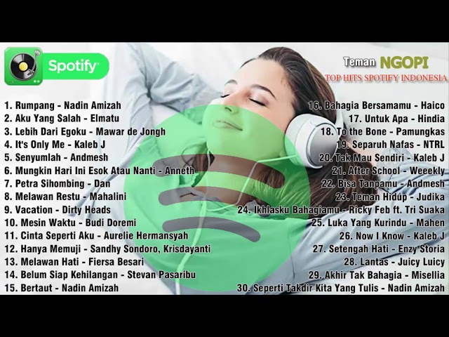 LAGU YANG ENAK DIDENGAR DI CAFE SAAT SANTAI - LAGU INDONESIA TERBARU 2021 | SPOTIFY TOP HITS class=