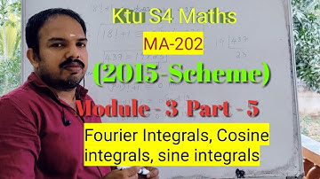 Fourier Integrals, Fourier cosine integrals, Fourier sine integrals