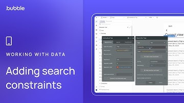 Search constraints (Lesson 3.7)
