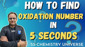 Find Oxidation Number in 5 seconds | Oxidation Number Trick | How to find Oxidation Number Easily