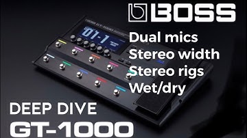 BOSS GT1000/Core | Getting real stereo clarity into my live-streams