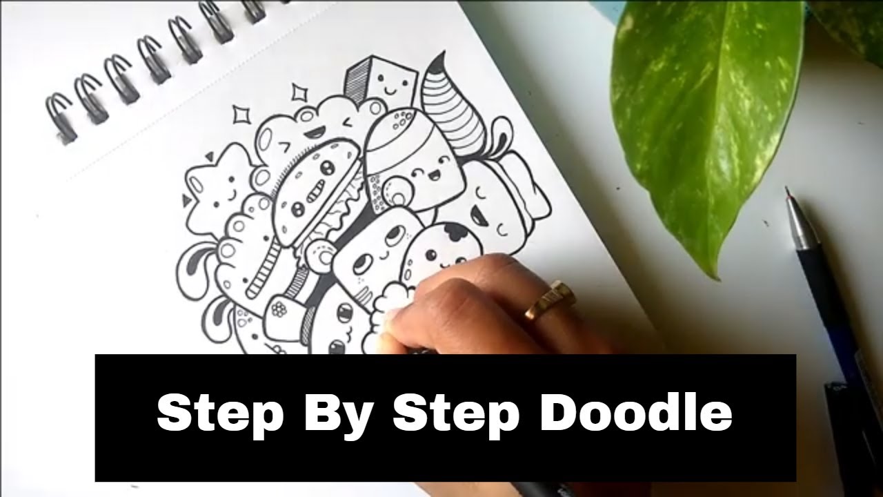Doodle Art | Day 29 ~ 100 Days Of Doodle ~ How To Doodle - Step By ...