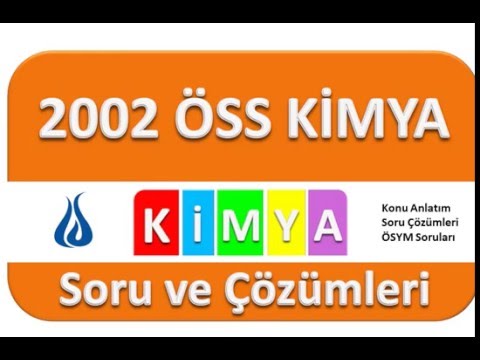 2002 ÖSS Kimya Soru ve Çözümleri (1-14)