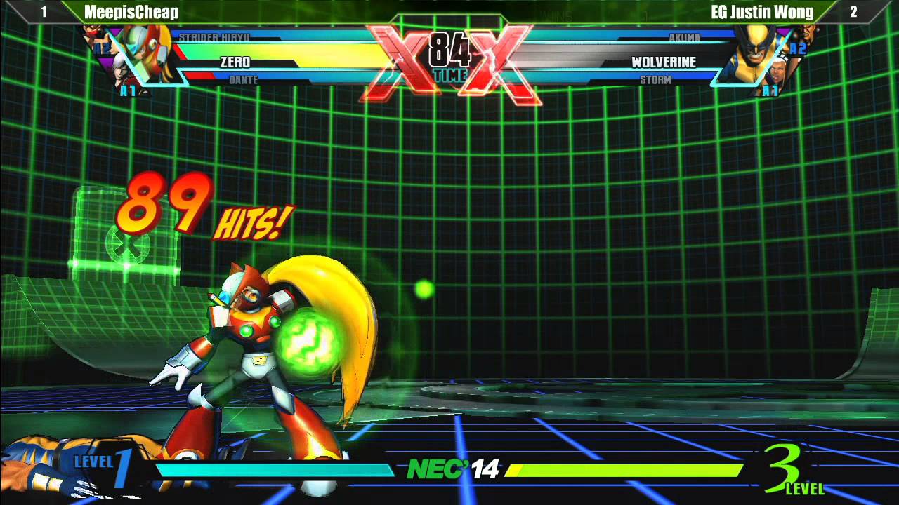 UMVC3 Top 8 EG Justin Wong  vs MeepisCheap - Northeast Championships 14