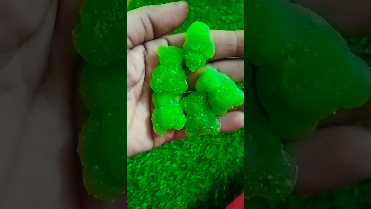 fruity friends ll teddy bear jelly ll 🧸🍈 free toy inside! 